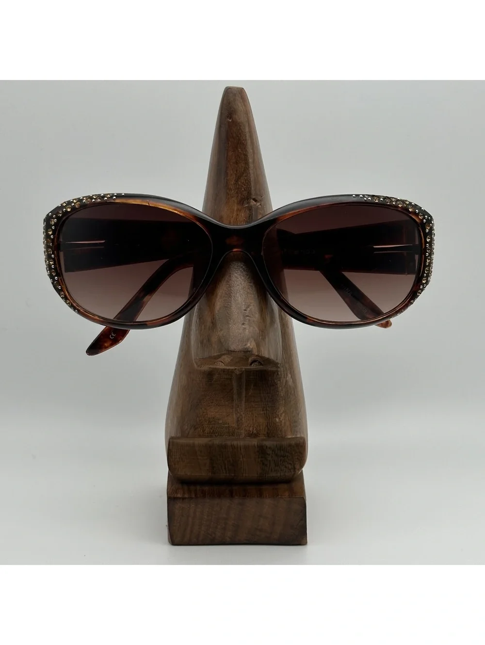 Fossil Mallory Women's Tortoise Shell Sunglasses with Rhinestone Accents